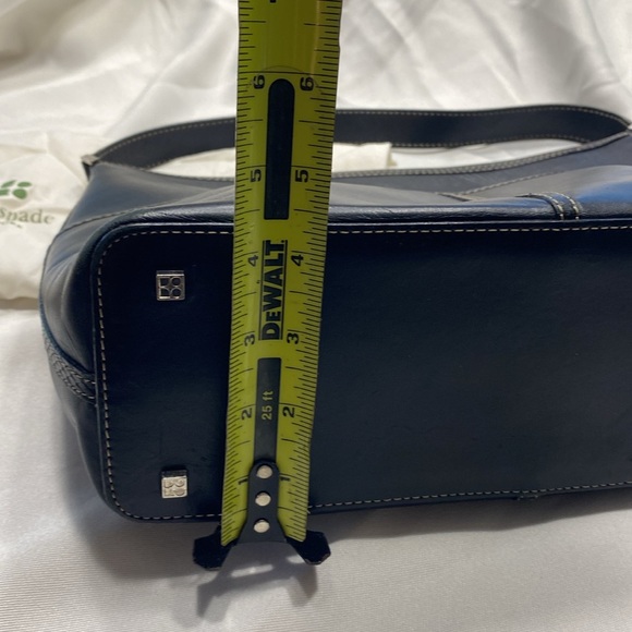 super deal KATE SPADE black LEATHER purse EXCELLENT CONDITION with dust bag - Picture 6 of 12